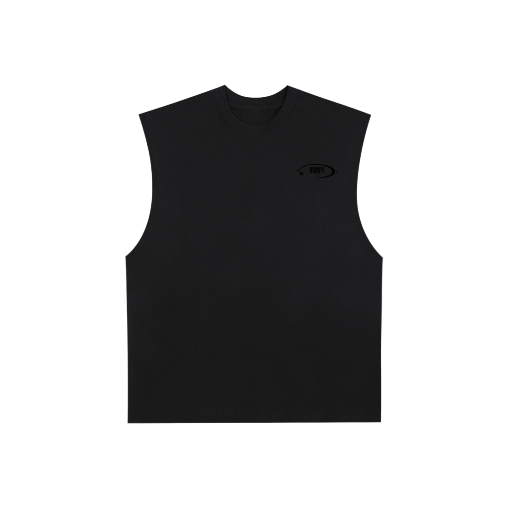 Komfy Raw Edge Cotton Tank Top