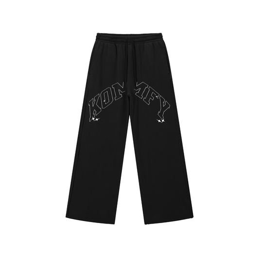 Snow Washed Raw Edge Sweatpants