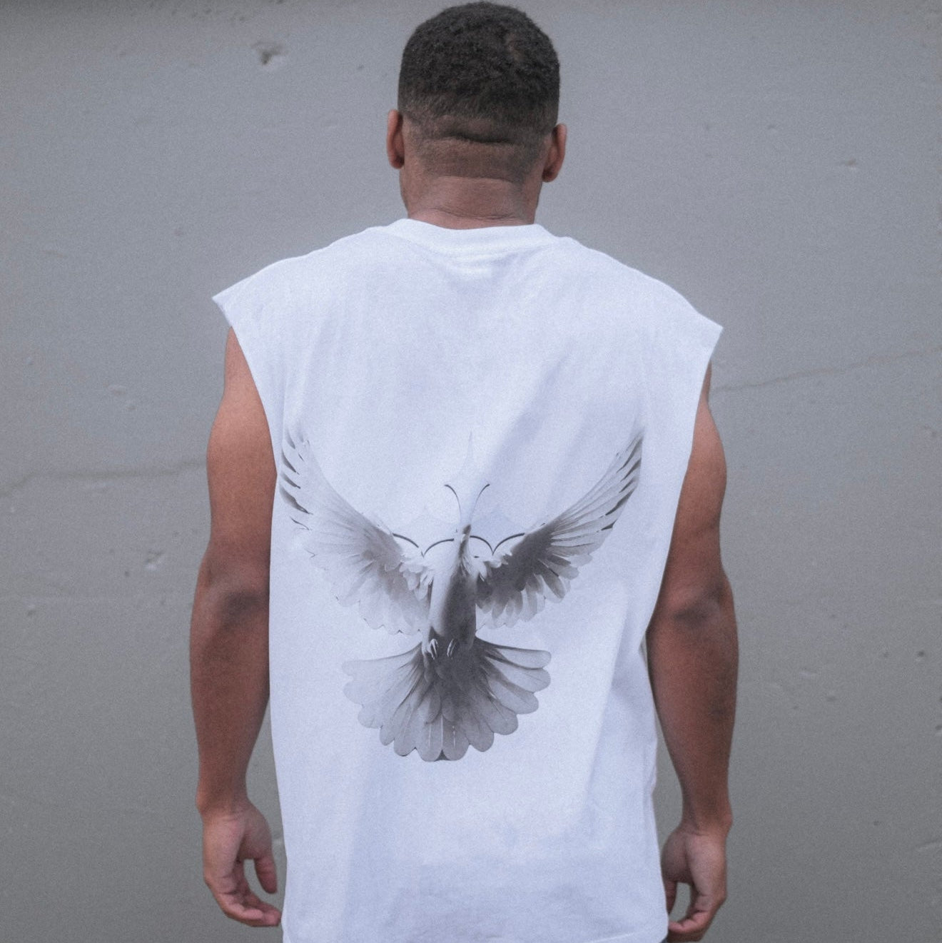 Komfy Raw Edge Cotton Tank Top