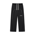 Komfy Contrast-Stitched Fleece Sweatpants