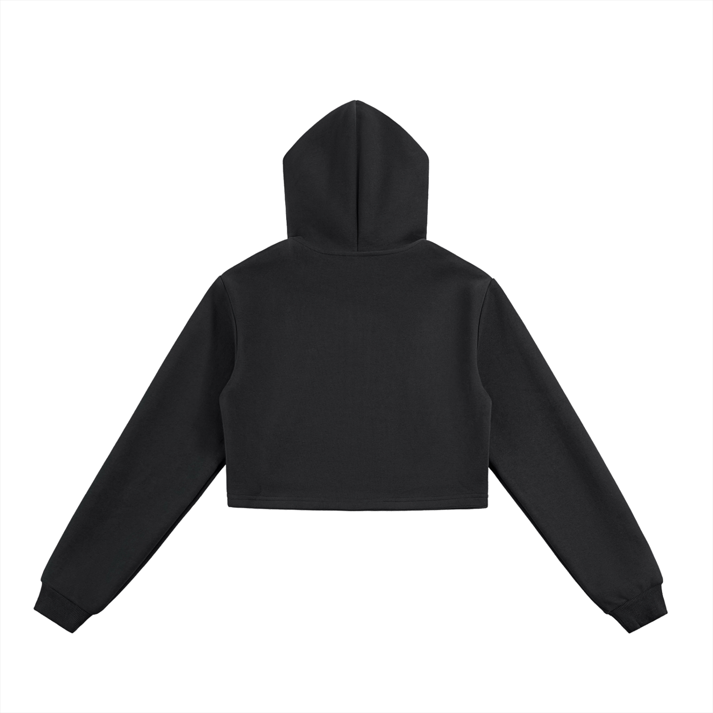 Komfy Cropped Zip-Up Hoodie