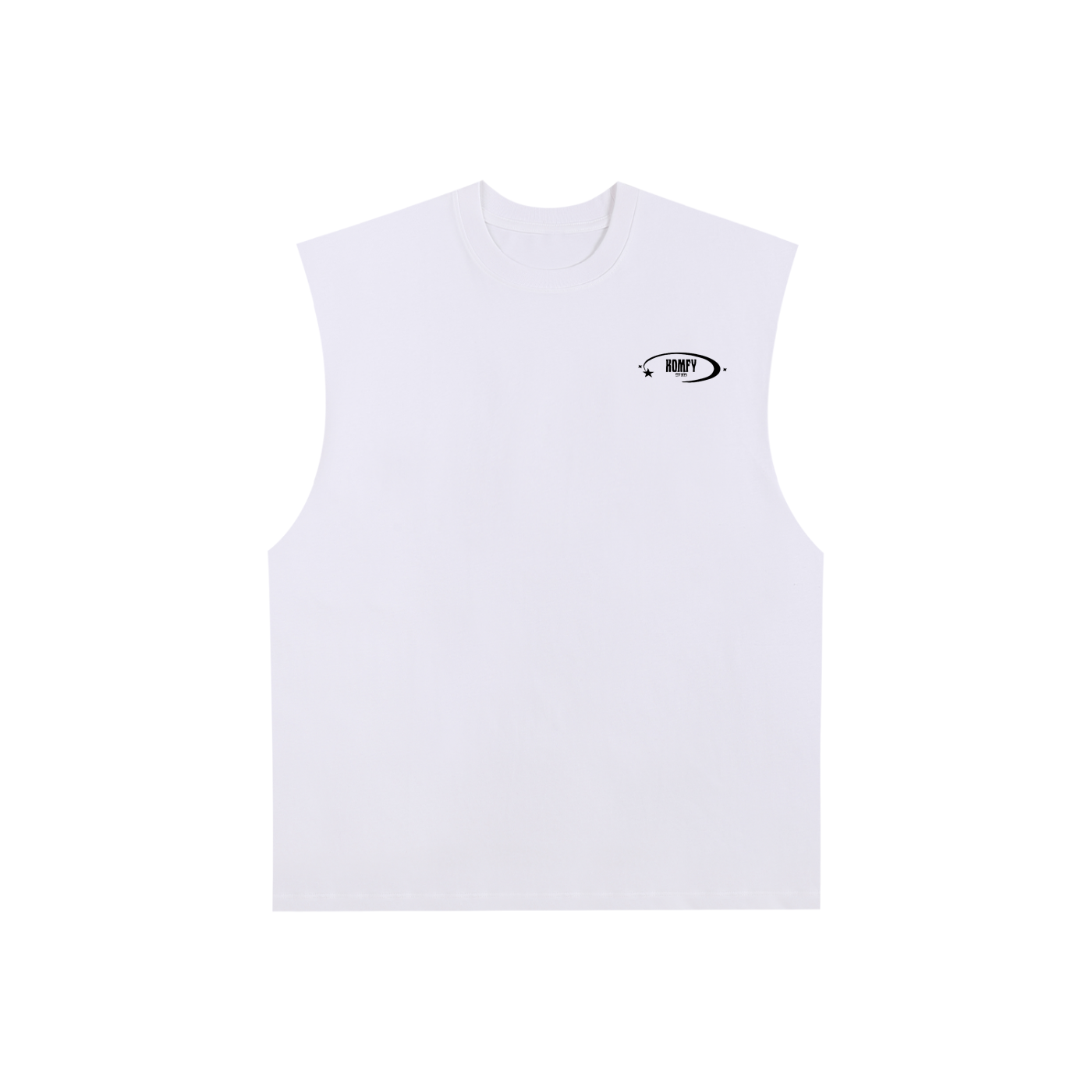 Komfy Raw Edge Cotton Tank Top